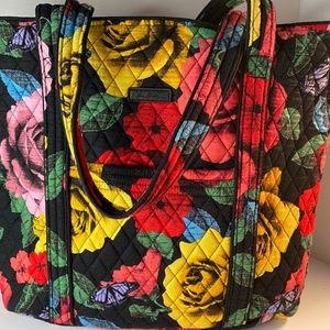 Vera Bradley Vera Tote with zipper - Havana Rose